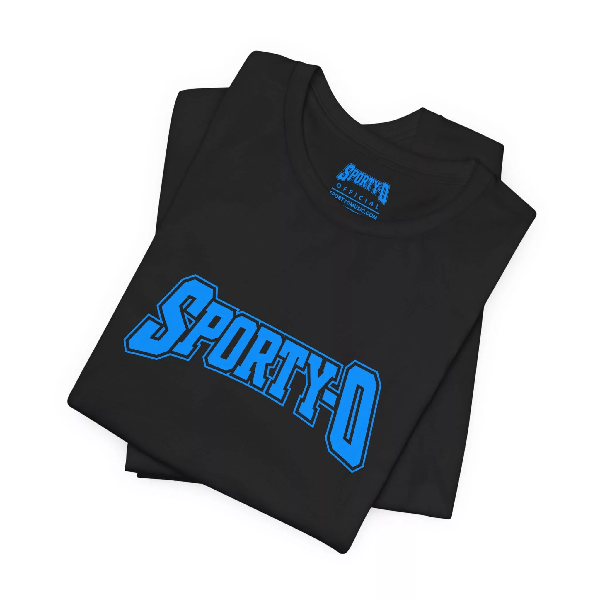 Sporty-O (Blue Logo) - Standard Tee (Unisex) - Image 3