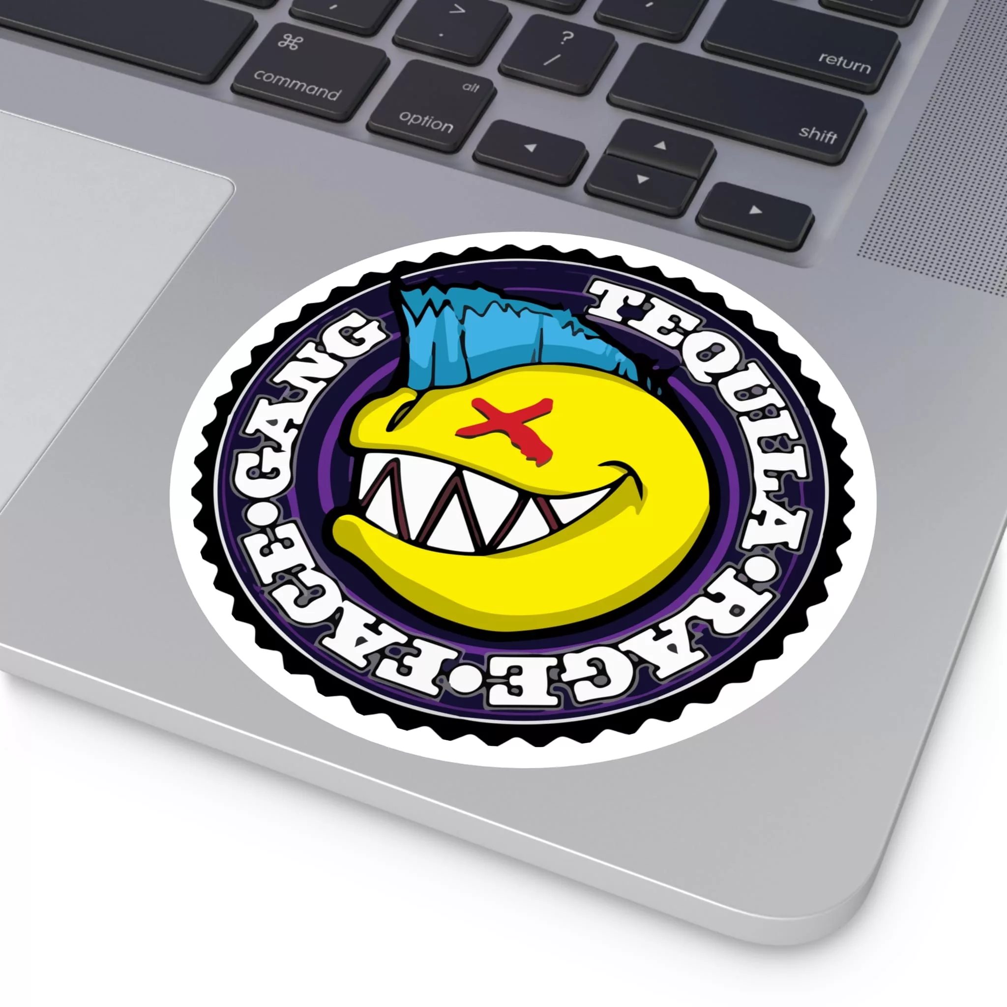 Tequila Rage Face Gang - Premium Vinyl Sticker - Image 14