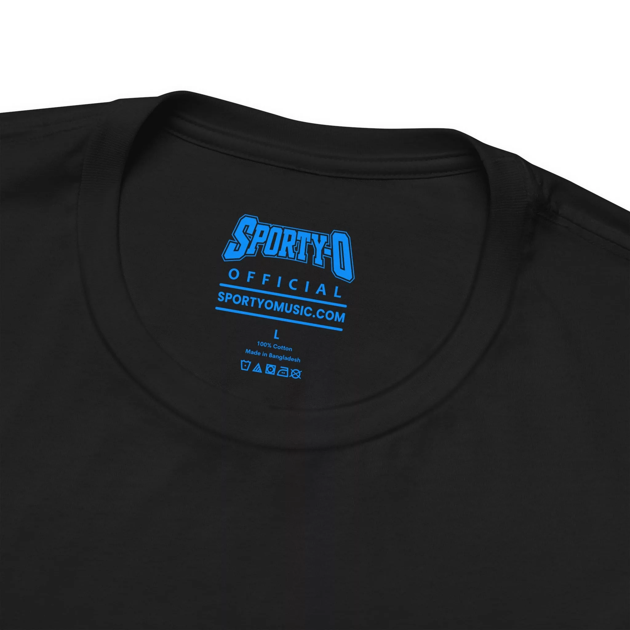 Sporty-O (Blue Logo) - Standard Tee (Unisex) - Image 7