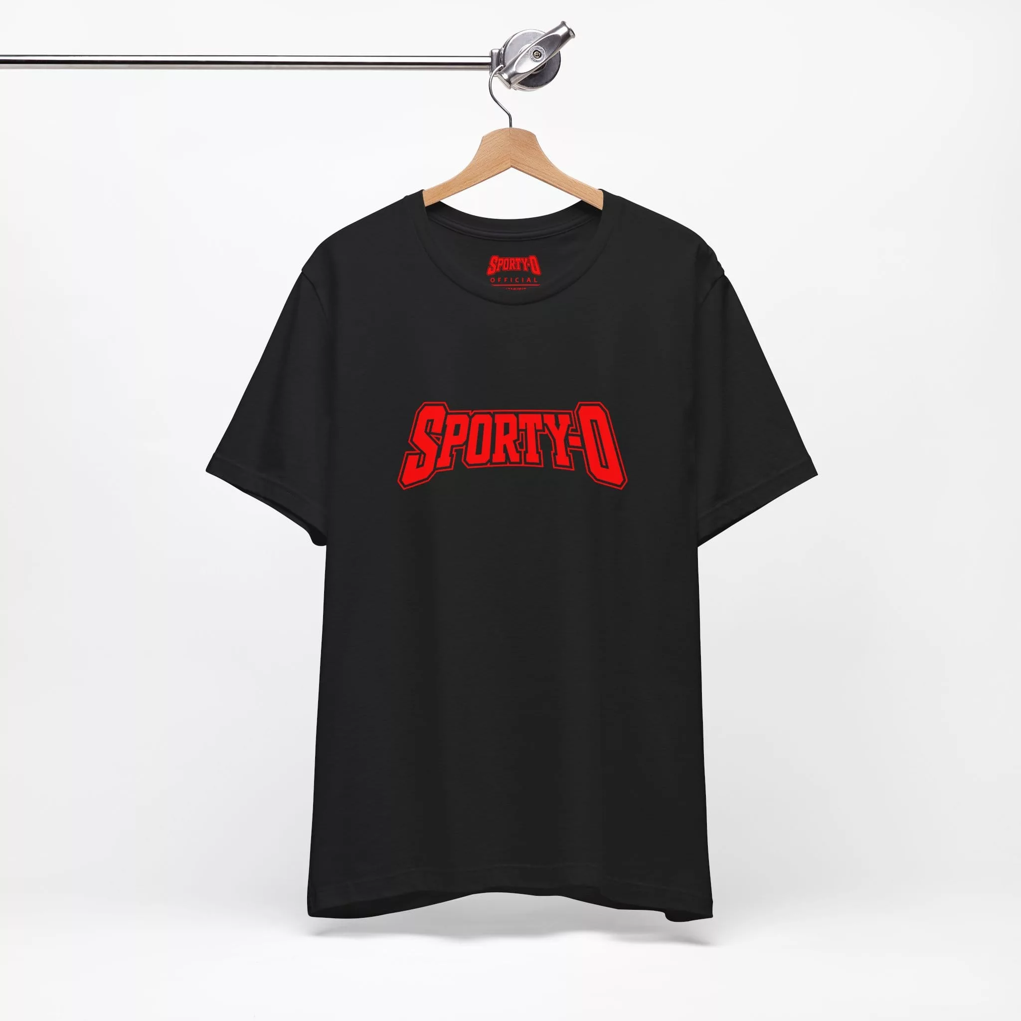 Sporty-O (Red Logo) - Standard Tee (Unisex) - Image 5