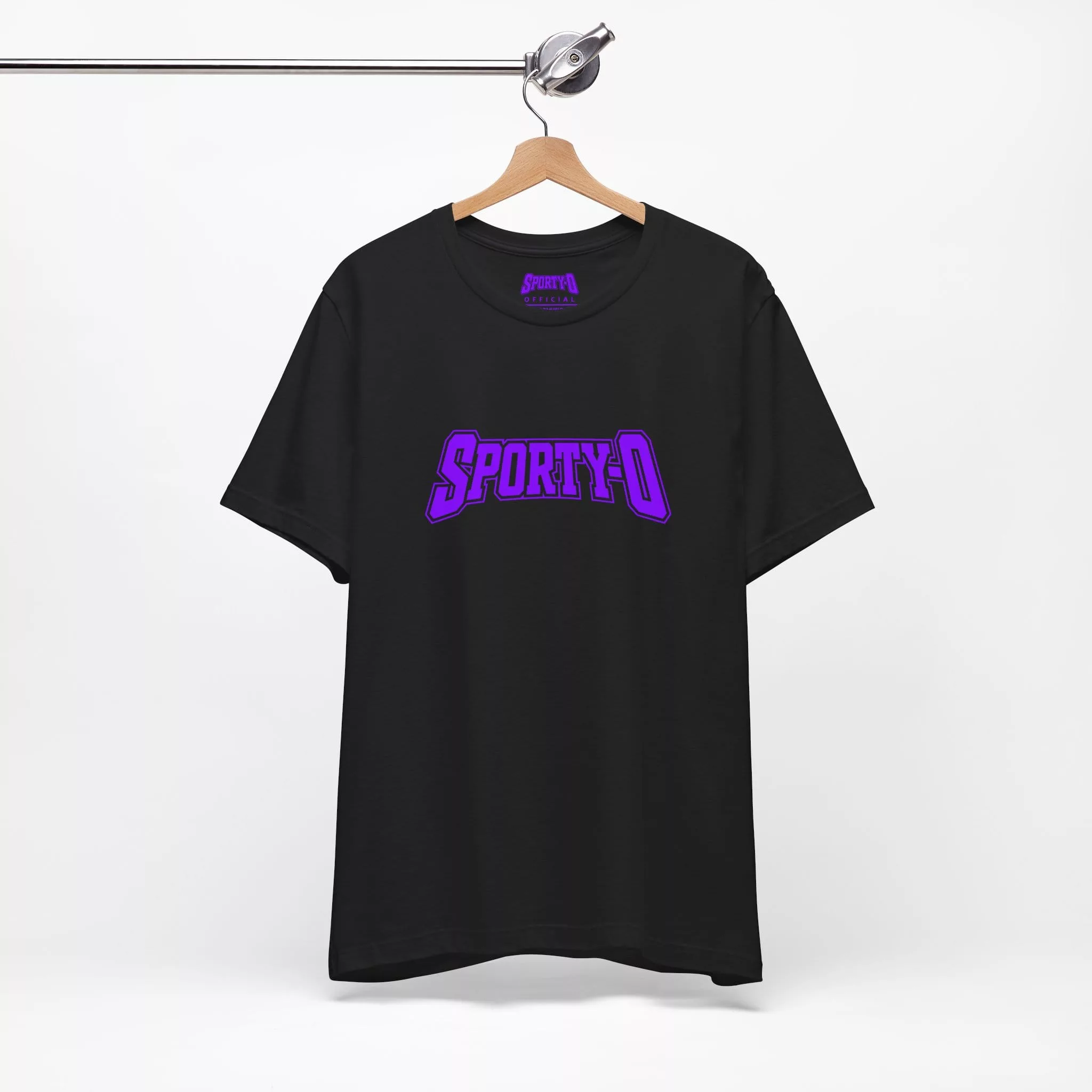 Sporty-O (Purple Logo) - Standard Tee (Unisex) - Image 5