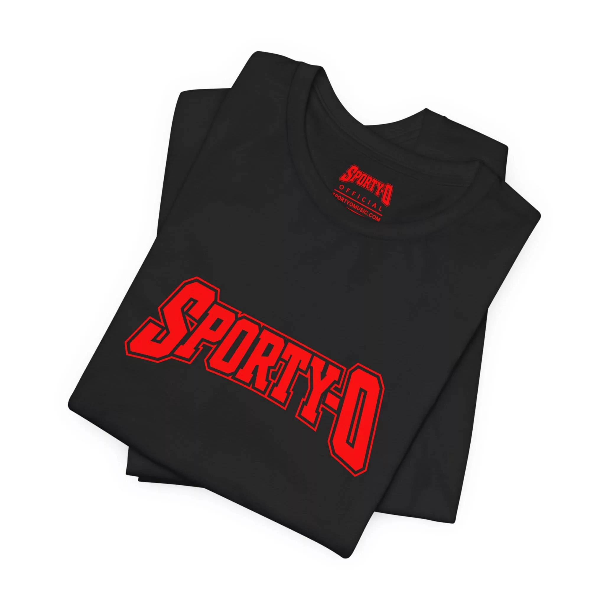 Sporty-O (Red Logo) - Standard Tee (Unisex) - Image 3