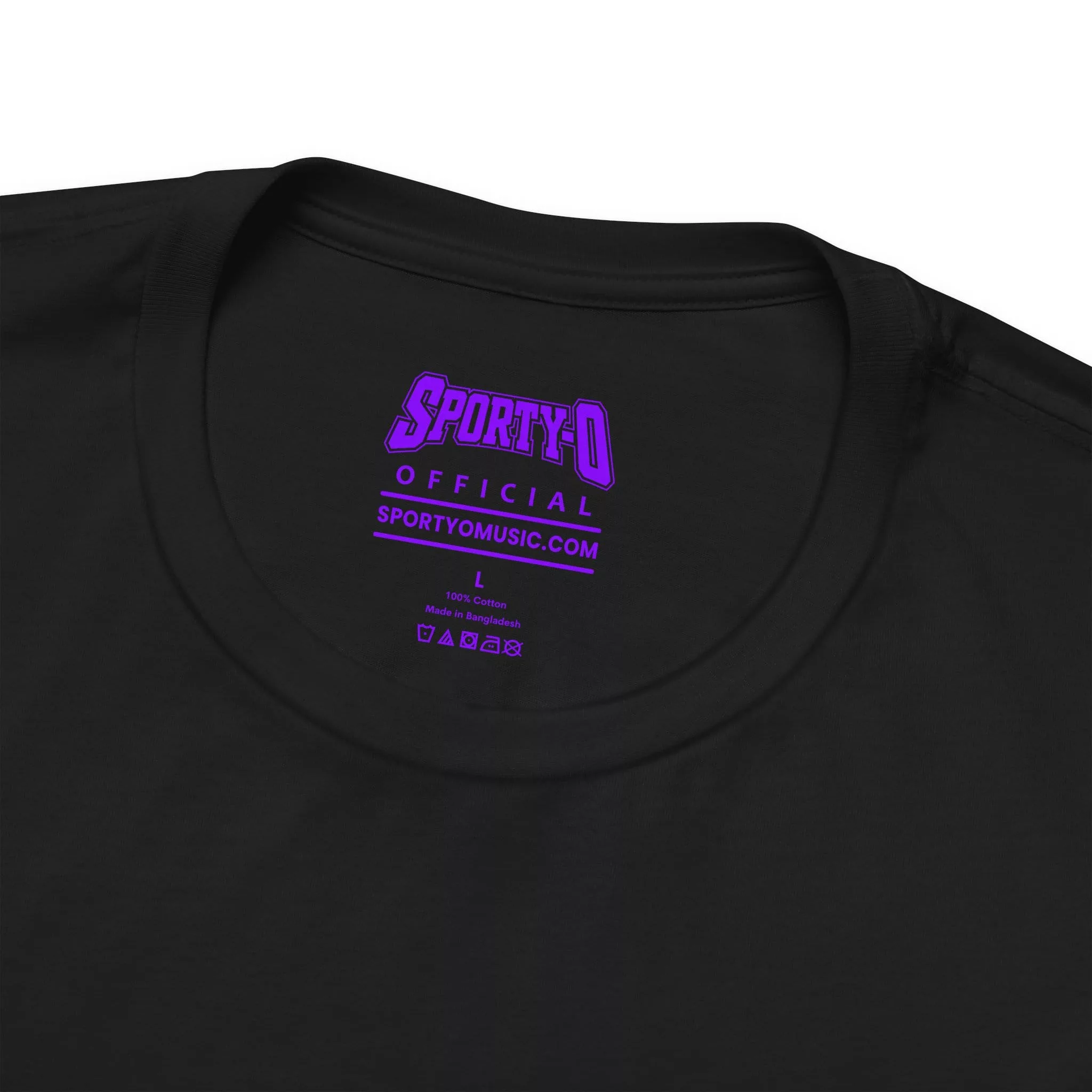Sporty-O (Purple Logo) - Standard Tee (Unisex) - Image 7