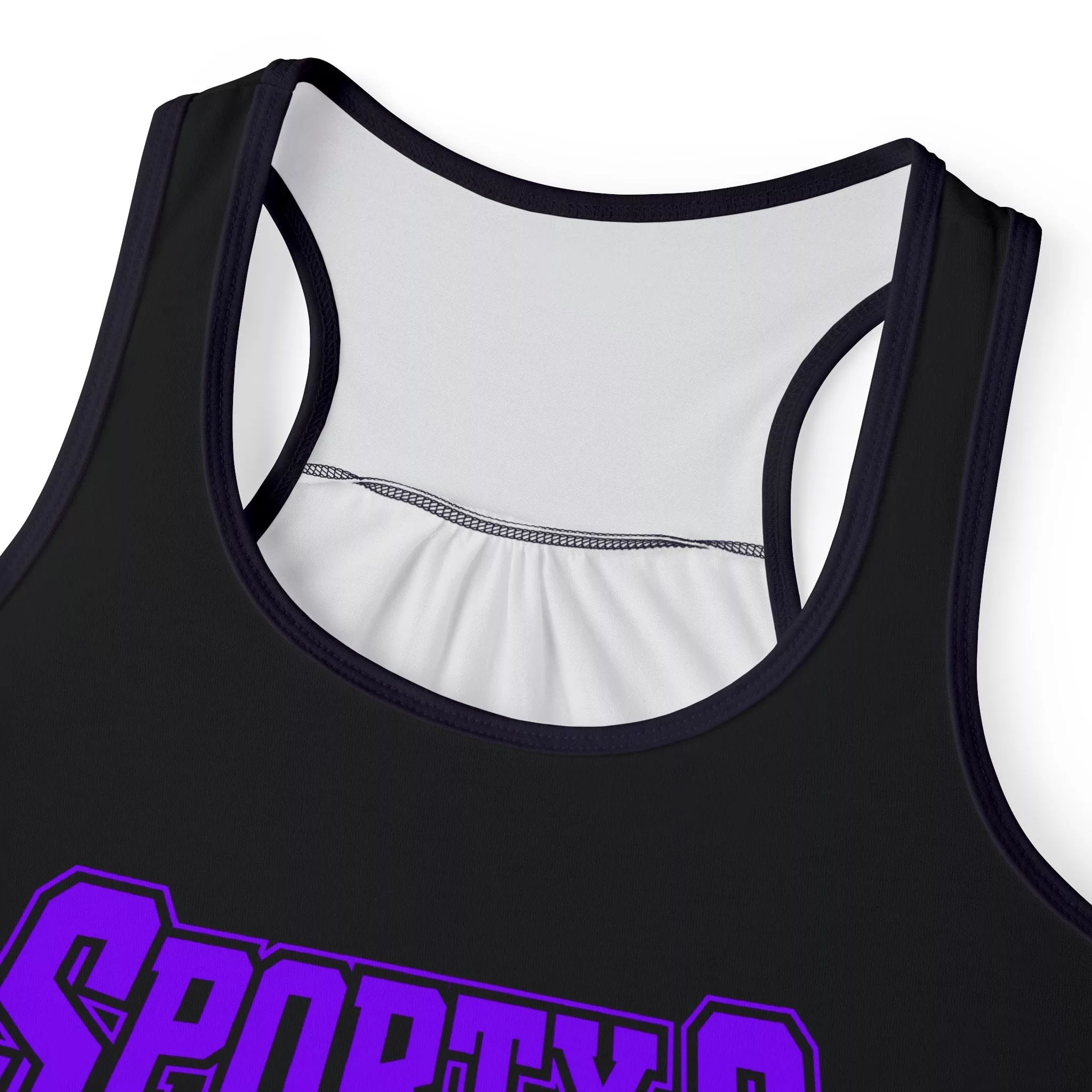 Sporty-O (Purple Logo) - Women's Tank Top - Image 3