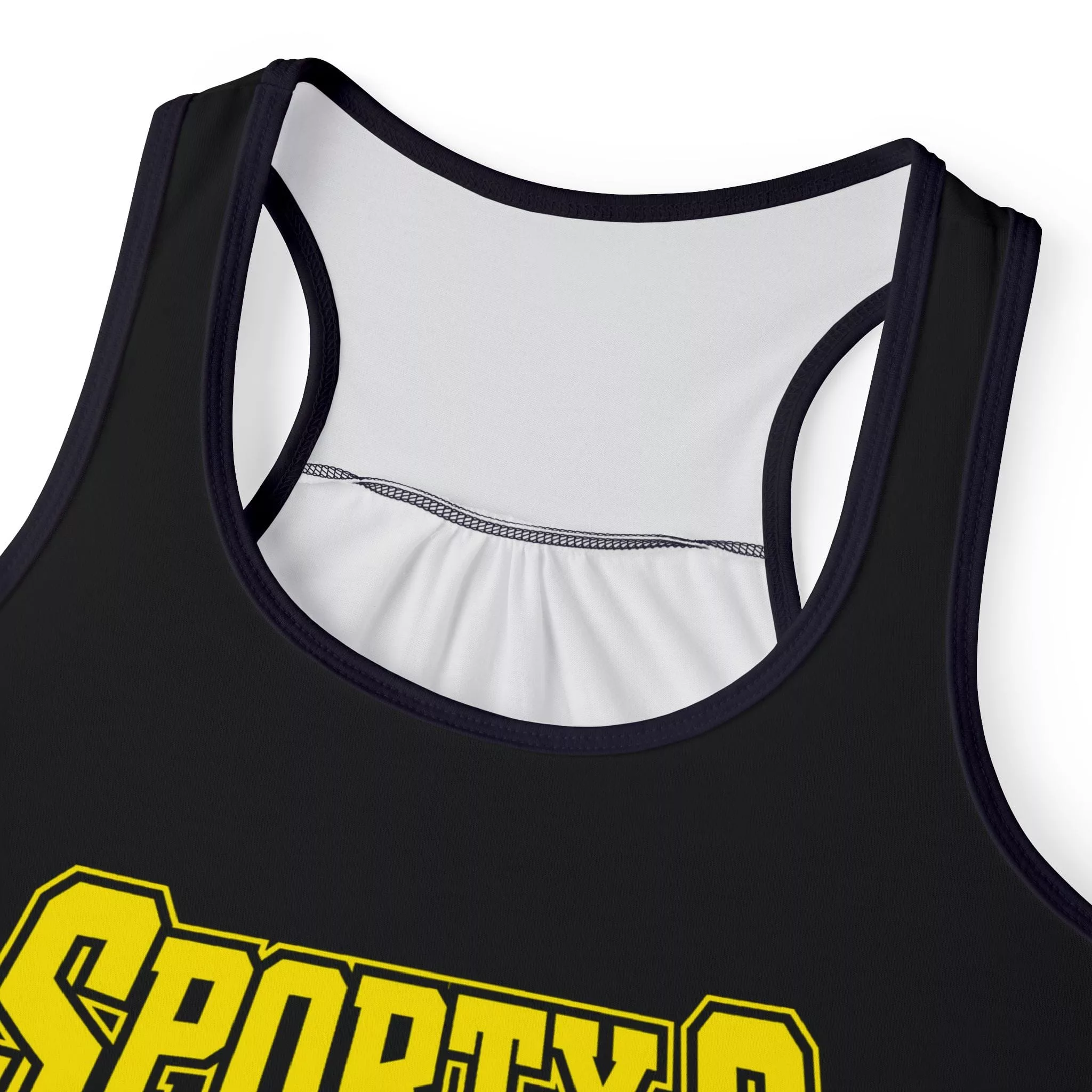 Sporty-O (Yellow Logo) - Women's Tank Top - Image 3