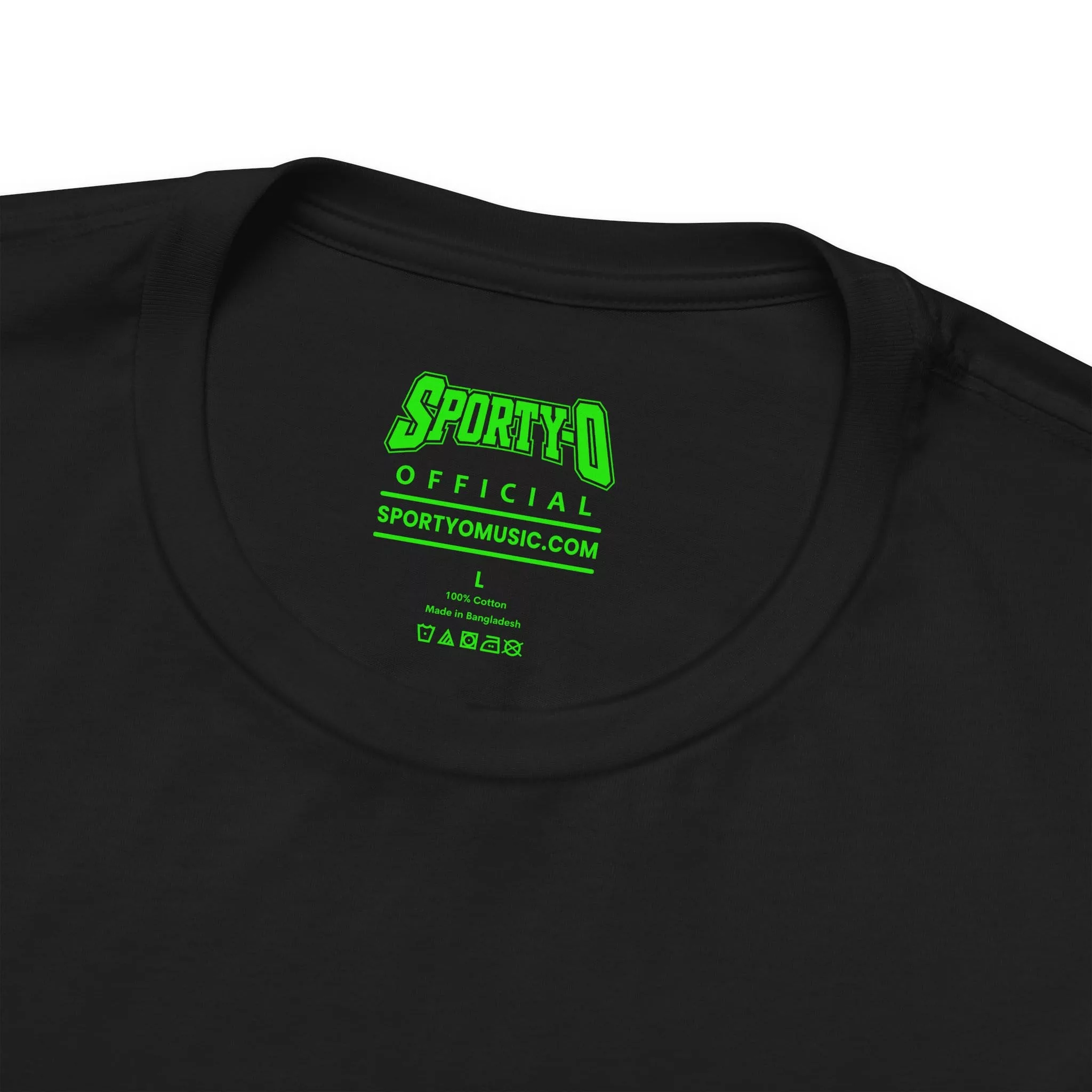 Sporty-O (Green Logo) - Standard Tee (Unisex) - Image 7