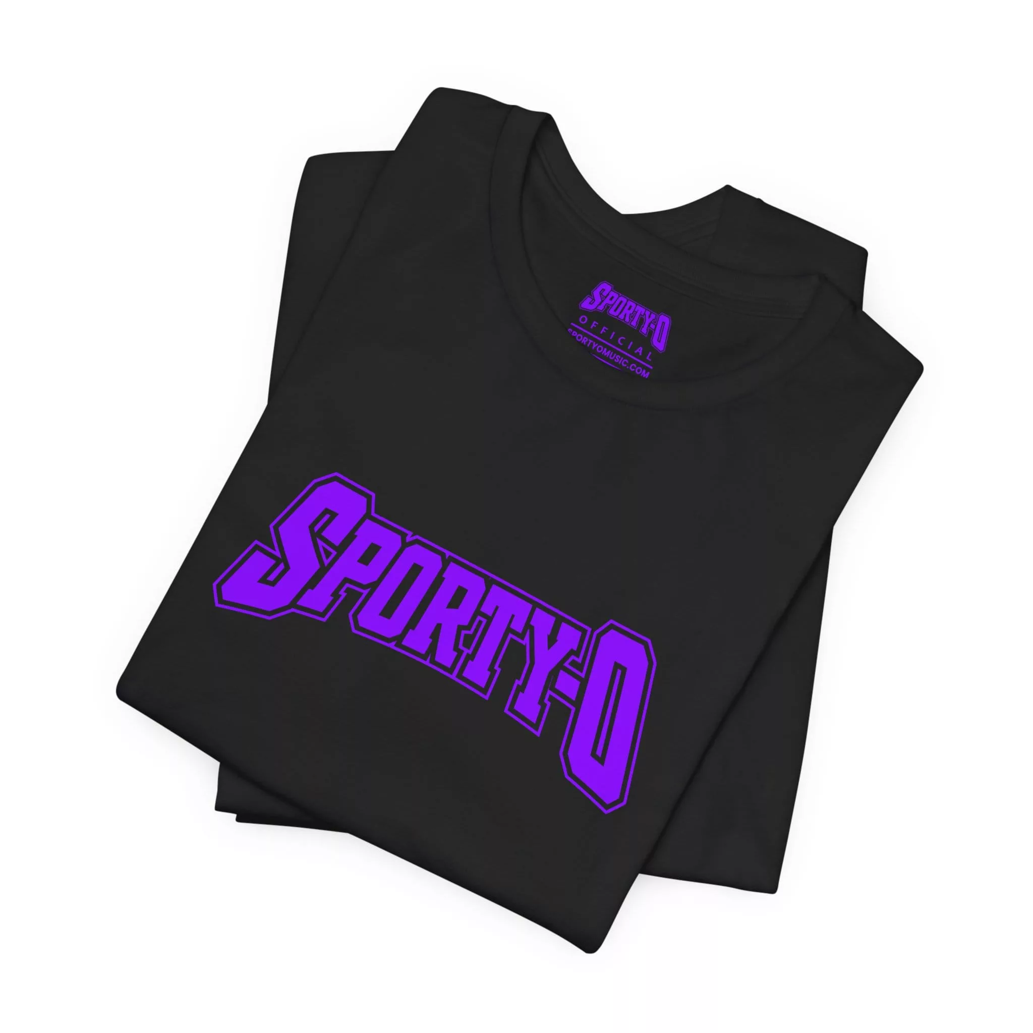 Sporty-O (Purple Logo) - Standard Tee (Unisex) - Image 3