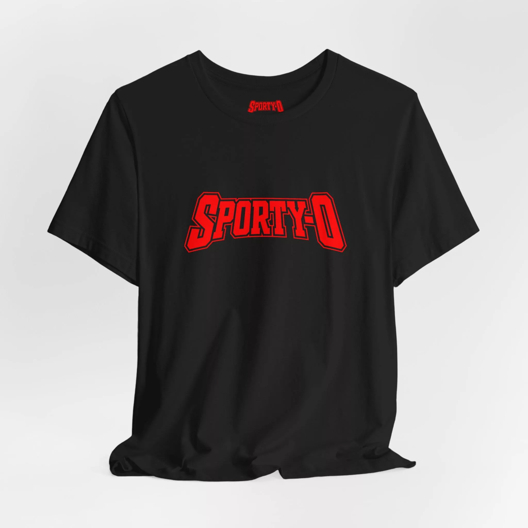 Sporty-O (Red Logo) - Standard Tee (Unisex) - Image 4