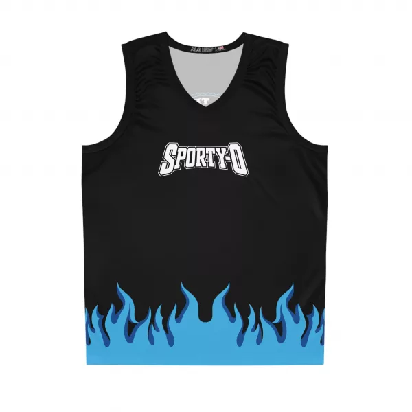 Sporty-O Fire, Tequila Rage Face Gang – Basketball Jersey (Unisex)