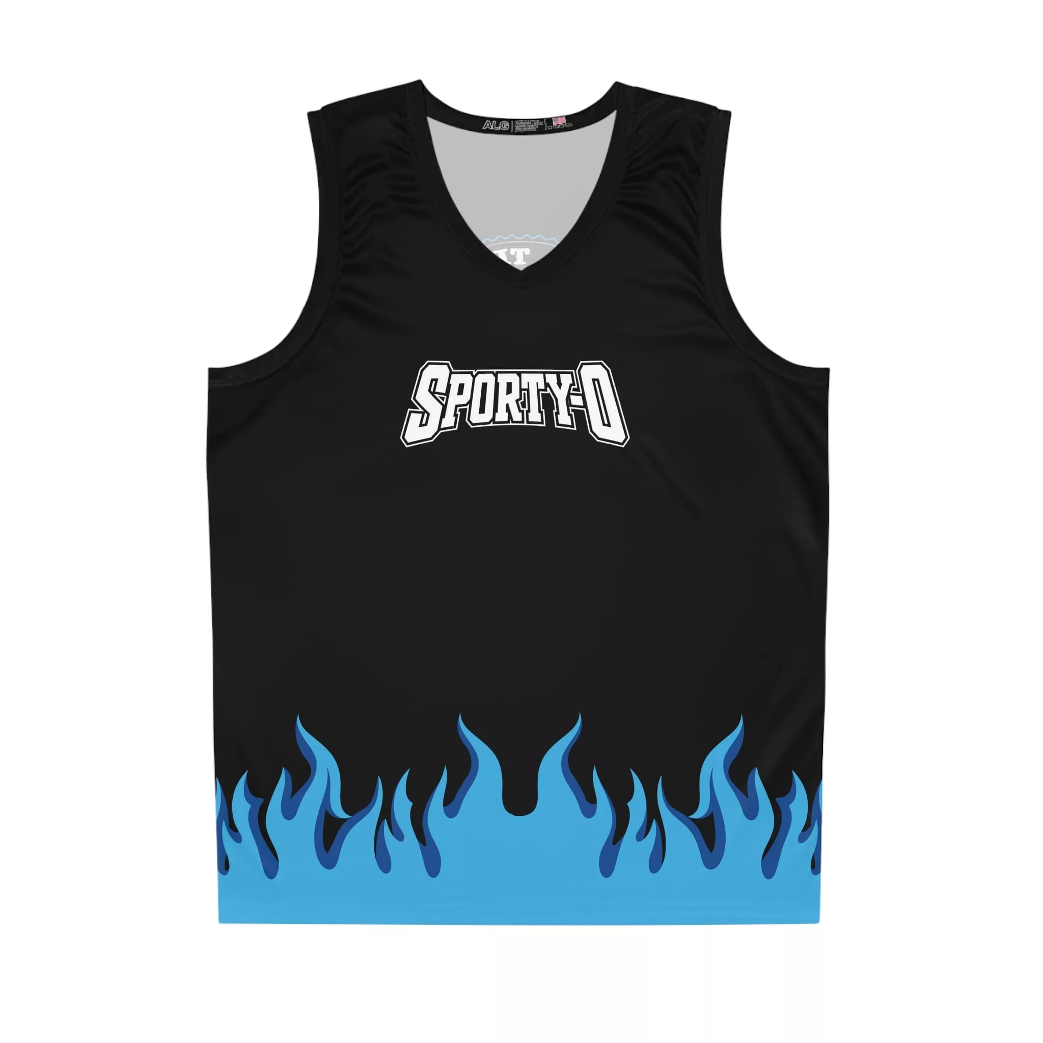 Sporty-O Fire, Tequila Rage Face Gang – Basketball Jersey (Unisex)