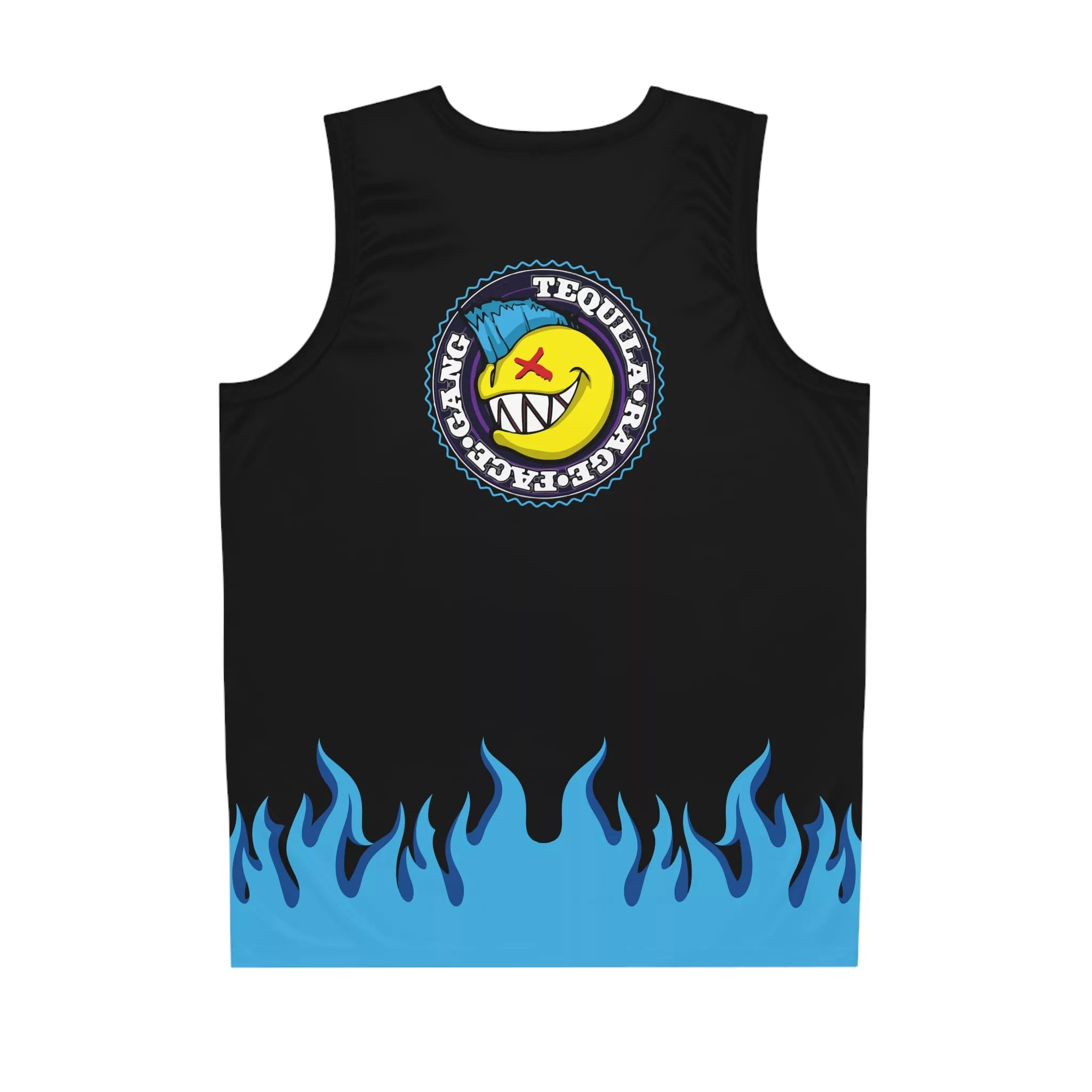 Sporty-O Fire, Tequila Rage Face Gang – Basketball Jersey (Unisex) - Image 2