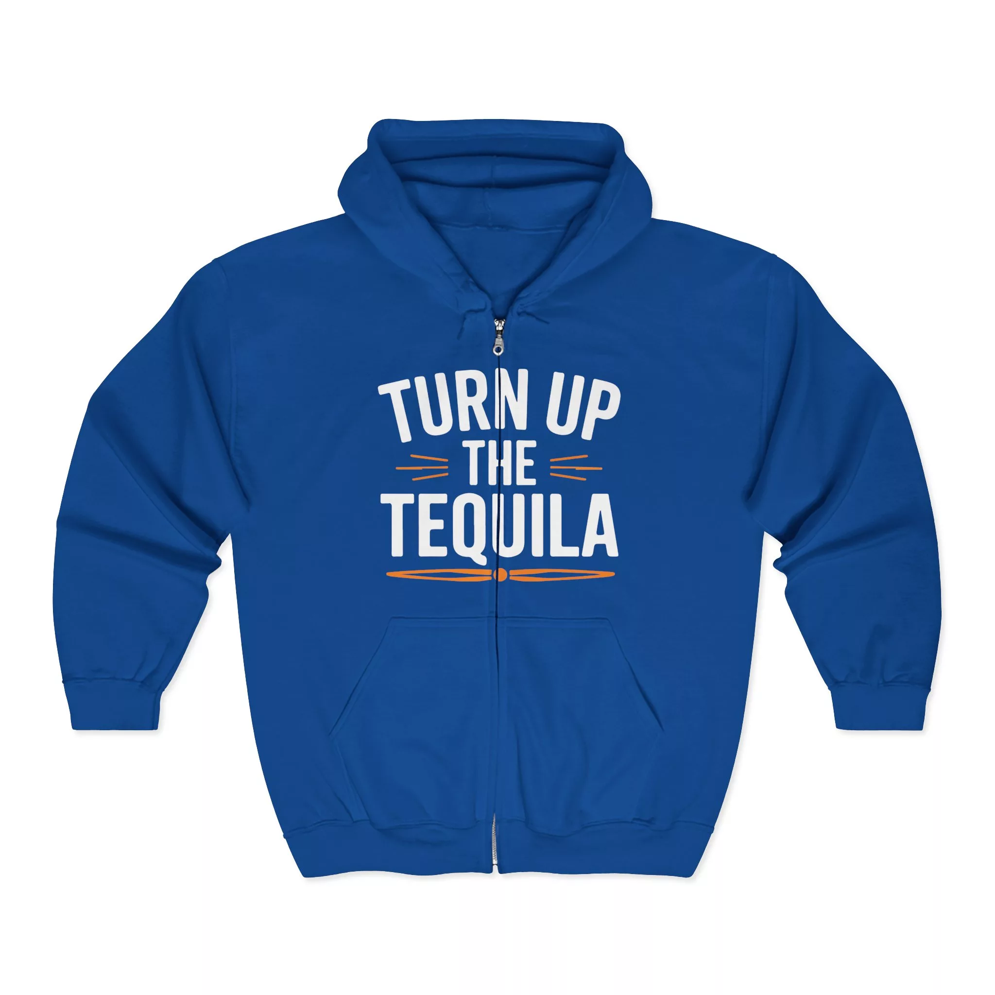 Turn Up The Tequila (Unisex Full Zip Hoodie) - Image 5