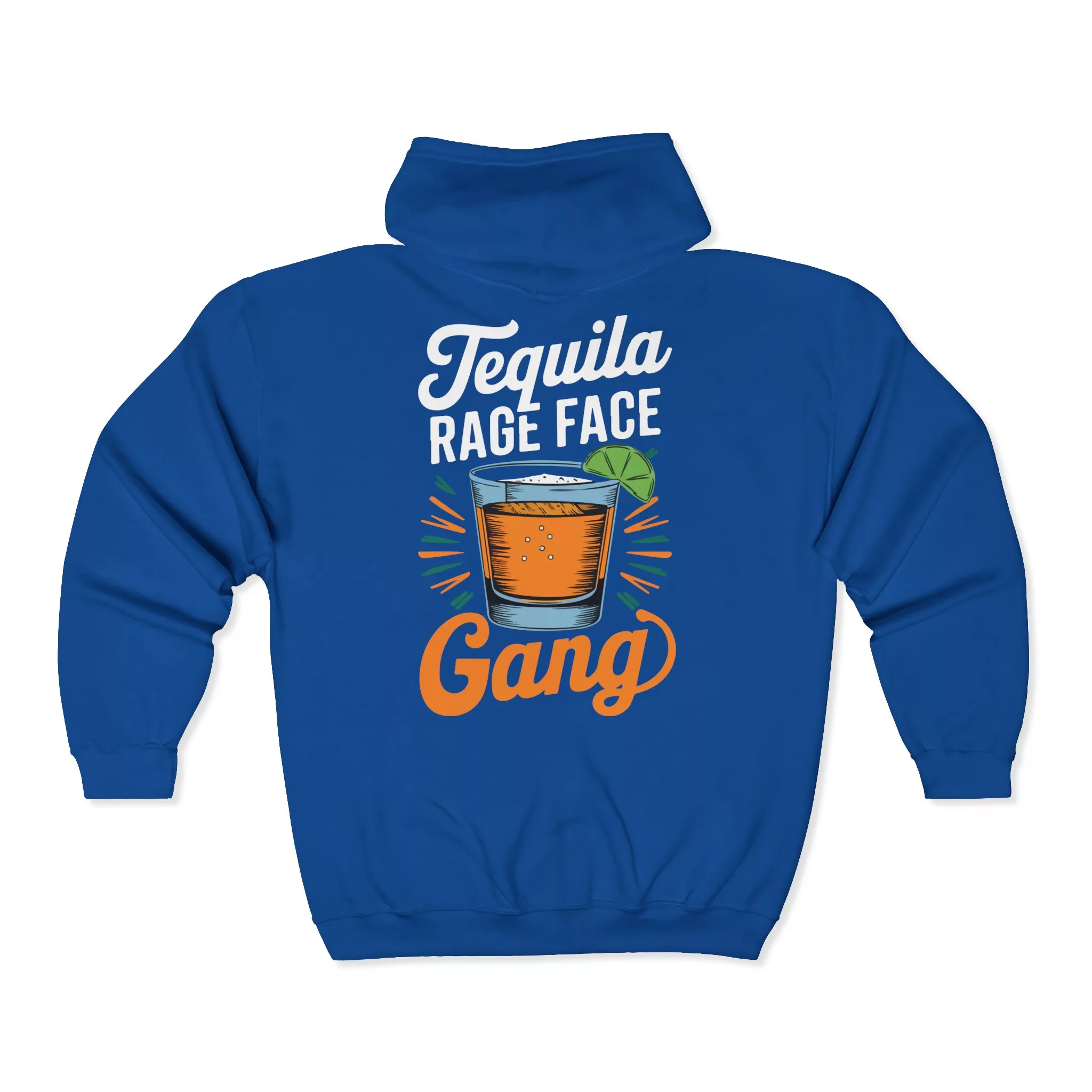 Turn Up The Tequila (Unisex Full Zip Hoodie) - Image 7