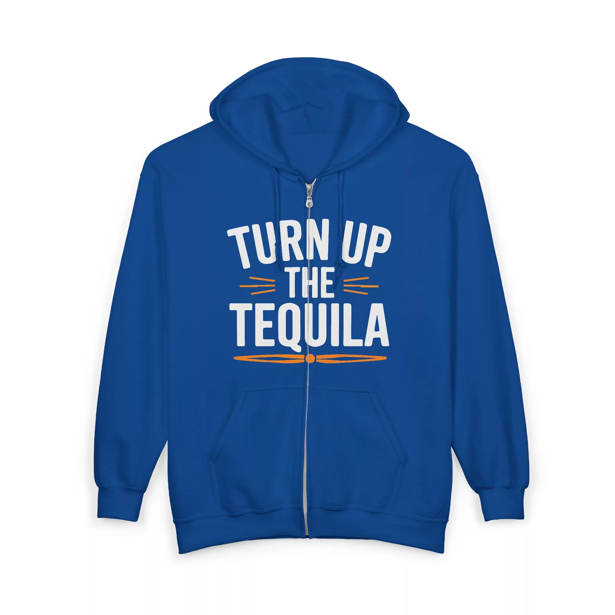 Turn Up The Tequila (Unisex Full Zip Hoodie) - Image 6