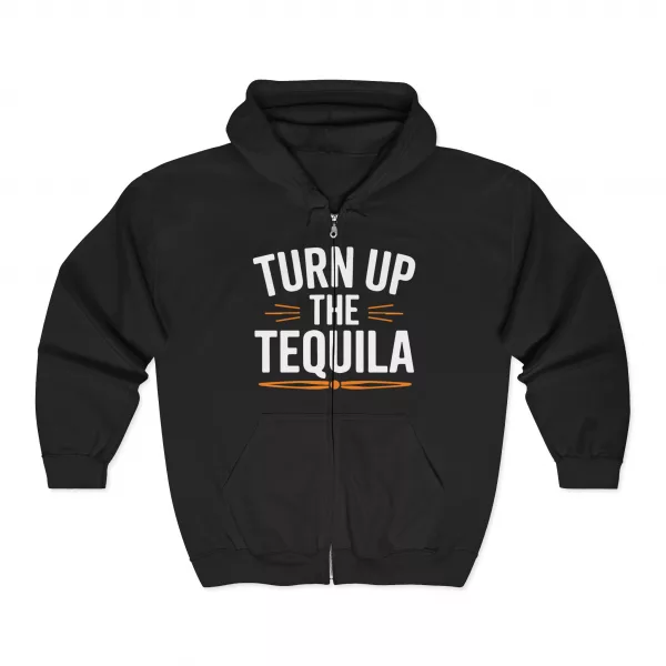 Turn Up The Tequila, Tequila Rage Face Gang (Unisex Full Zip Hoodie)